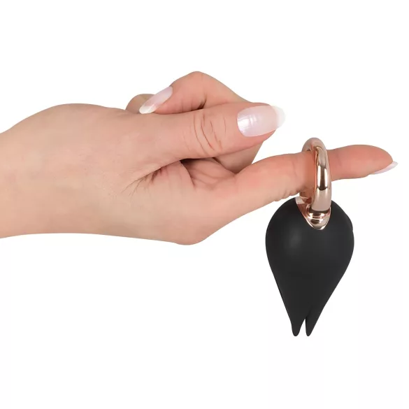 Belou - Rechargeable Waterproof Clitoral Vibrator (Black)