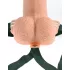 Pipedream - Fetish Strap-On 6 - hollow strap-on vibrator (flesh-coloured)