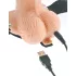 Pipedream - Fetish Strap-On 6 - hollow strap-on vibrator (flesh-coloured)