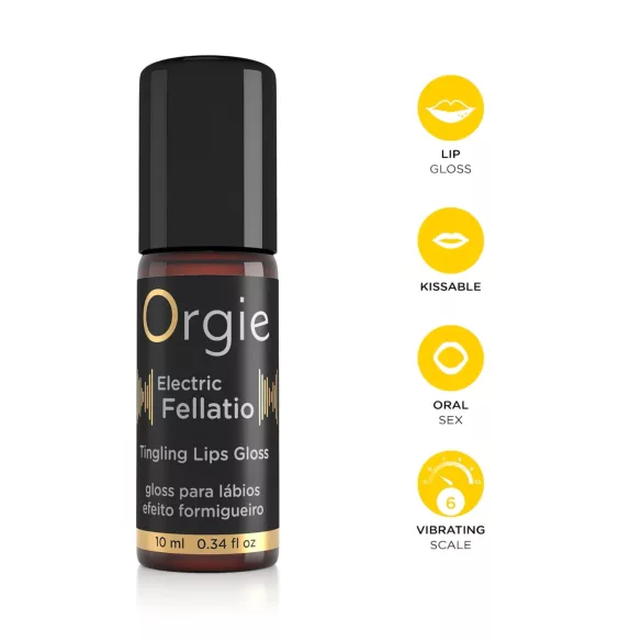 Orgie Electric Fellation - tingling lip gloss (10 ml)