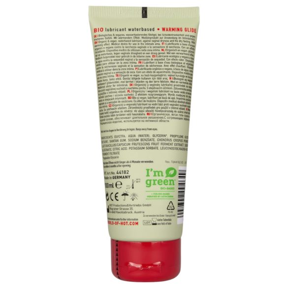 HOT BIO Warming - Vegan Warming Lubricant (100ml)