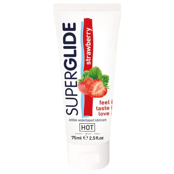 HOT Superglide Strawberry Edible Lubricant (75ml)