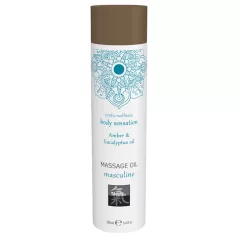   Shiatsu Masculine Massage Oil - Amber & Eucalyptus Scent (100ml)