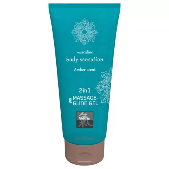 Shiatsu 2in1 Amber Scent - Massage Lubricant - Amber (200ml)