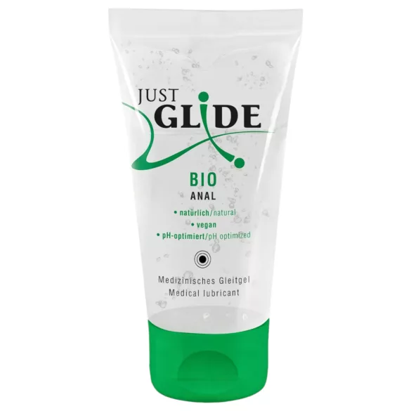 Just Glide Bio ANAL - Water-Based Vegan Lubricant (50ml)