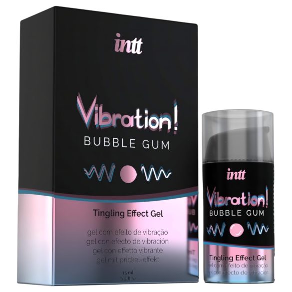 Intt Vibration! - Liquid Vibrator - Bubblegum (15ml)