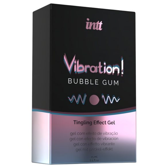 Intt Vibration! - Liquid Vibrator - Bubblegum (15ml)