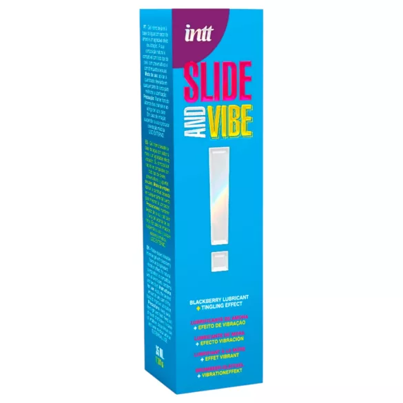 Intt - Edible, Tingling Intimate Lubricant Gel - Blackberry (35ml)