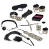 Master & Sub - Bondage Play Set (Brown-Black)