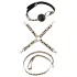 Master & Sub - Bondage Play Set (Brown-Black)