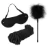 Master & Sub - Bondage Play Set (Brown-Black)