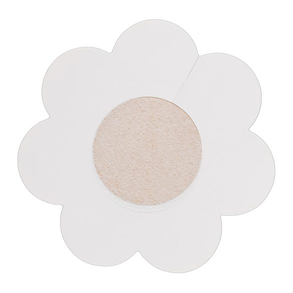 Cottelli Flower Nipple Covers - Nude (Pack of 12)