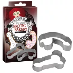 Novelty Cookie Cutter Set - Penis Shaped (2 pieces)