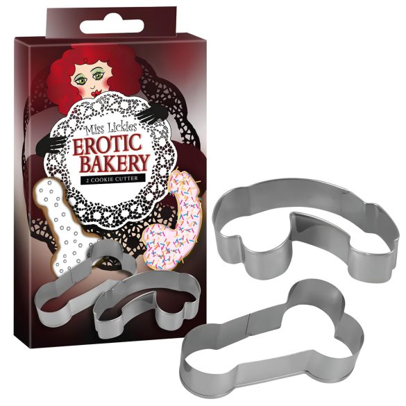 Novelty Cookie Cutter Set - Penis Shaped (2 pieces)