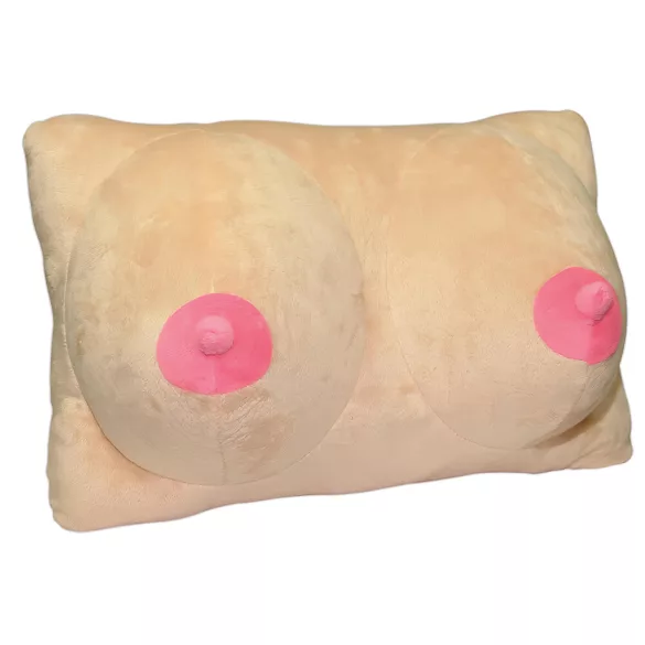 Breast-Shaped Plush Pillow