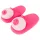 Plush Pink Slippers - Boob-Shaped