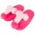 Pink Plush Slippers - Novelty Shape