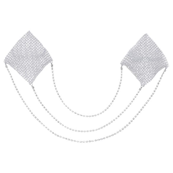 Cottelli - Silver Chain Nipple Stickers