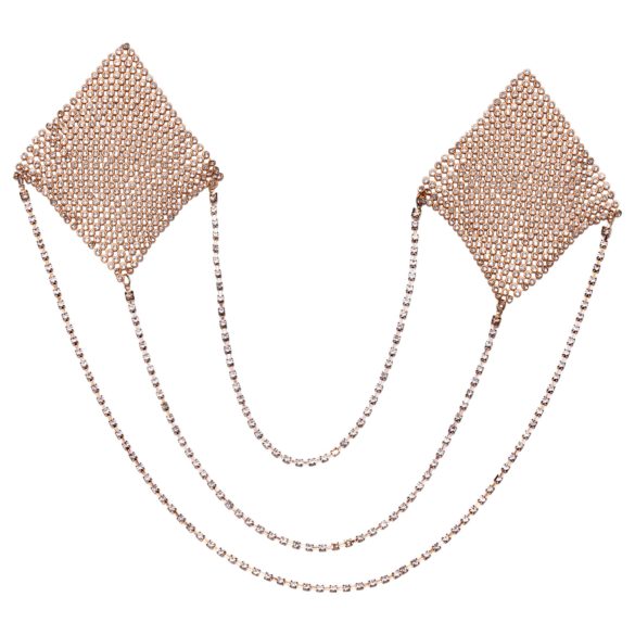 Cottelli - Gold Chain Nipple Stickers