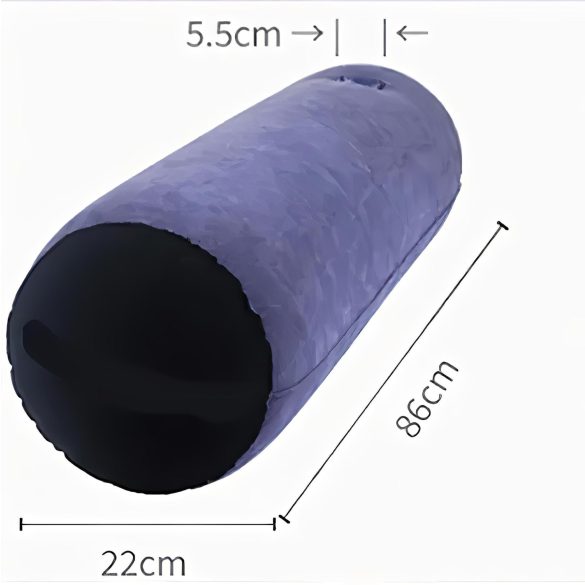 Magic Pillow - Inflatable Positioning Pillow - Cylindrical (Purple)