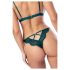 Mapalé - Strappy Floral Bra and Panty Set (Green)
