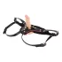 ZADO - black leather lower harness for strap-on dildo, BDSM (S-L)