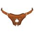ZADO - Leather Harness for Attachments (Brown) - L/XL