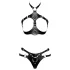 ZADO - Leather Set with Strap-On Briefs (Black) - L/XL
