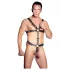 ZADO - black leather men’s body harness (S-L)