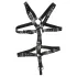 ZADO - black leather men’s body harness (S-L)