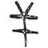 ZADO - black leather men’s body harness (S-L)