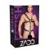 ZADO - black leather men’s body harness (S-L)