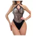JSY 019 - black lace bodysuit