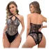 JSY 019 - black lace bodysuit