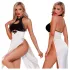 JSY 028 - sexy dress set (white-black)