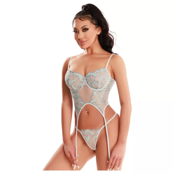 JSY 036 - erotic lingerie set (blue)