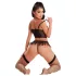 JSY 037 - erotic lingerie set - black