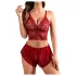 JSY 058 - erotic lingerie set - red (L-XL)