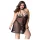 JSY 066 - black babydoll set (XL-2XL)