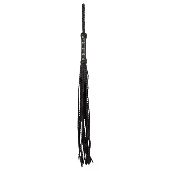 ZADO - 9-Strand Leather Braided Whip (Black)