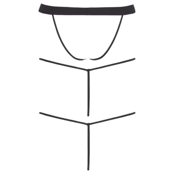 Svenjoyment - Men's Black Thong Set (3-Piece) S-L