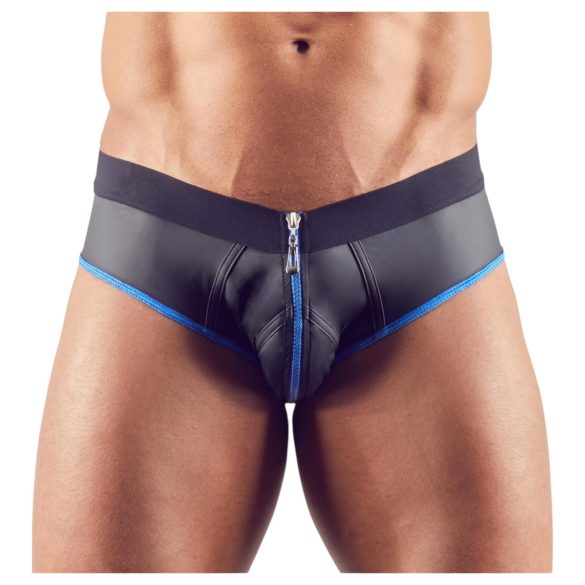 Svenjoyment - Open Jock Briefs (Black-Blue) - M