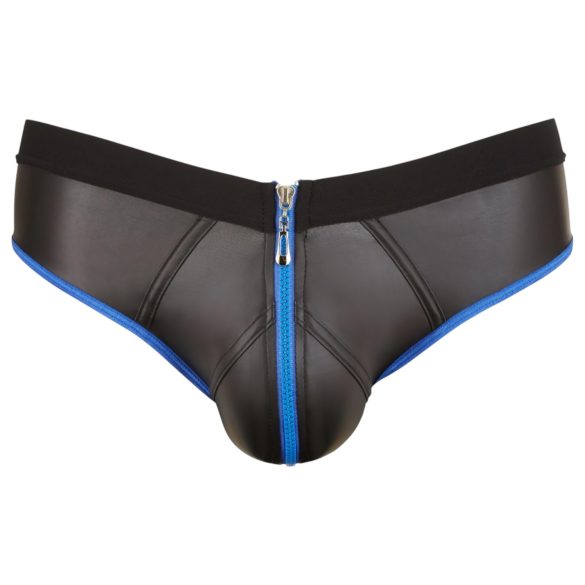 Svenjoyment - Open Jock Briefs (Black-Blue) - M