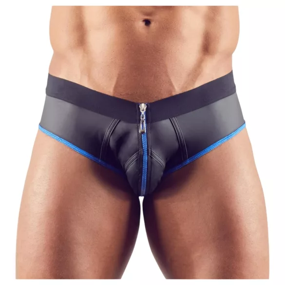 Svenjoyment - Open Jock Briefs (Black-Blue) - L