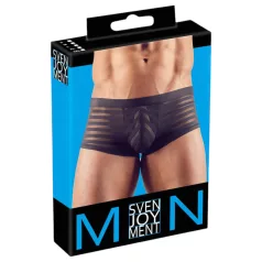 Svenjoyment - Transparent striped boxers (black)