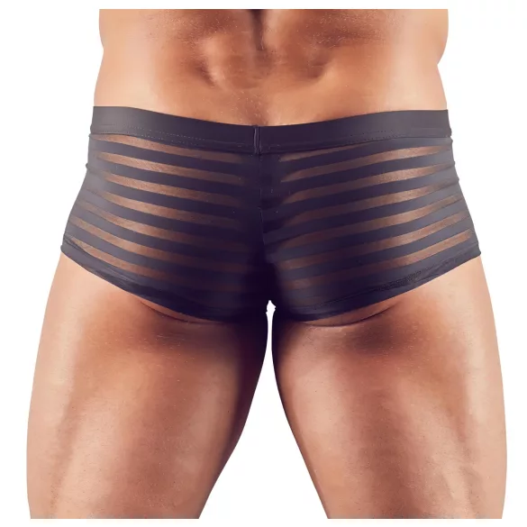 Svenjoyment - Transparent striped boxers (black)