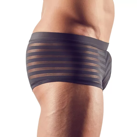 Svenjoyment - Transparent striped boxers (black) - XXL