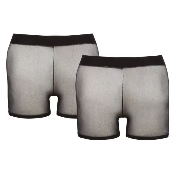 Svenjoyment - 2-piece black transparent boxer set (S-L)