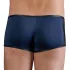 NEK - black lace‑up fishnet‑panel boxer shorts (blue)
