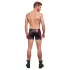 NEK - Black Boxer Briefs with Red Side Panels and Zipper